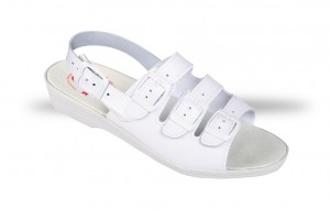 Frauen Sandals Anatomico KD4 weiss